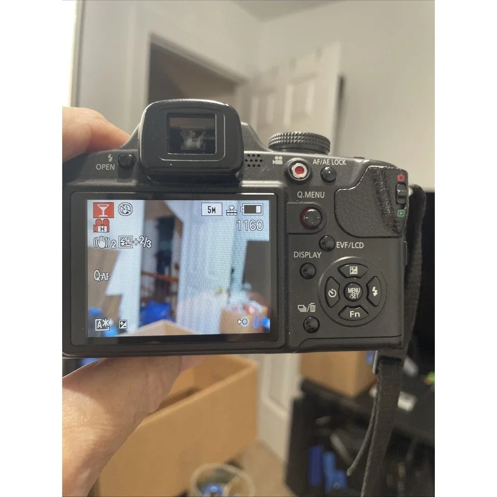 Panasonic Lumix DMC-FZ35 12.1MP 18x Digital Camera+Battery+Charger+ SD Card+Case
